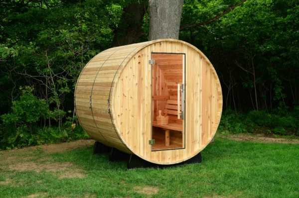 Seneca 6 Person Barrel Sauna - Arcadian - Image 5