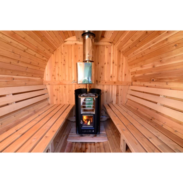 Seneca 6 Person Barrel Sauna - Arcadian - Image 10