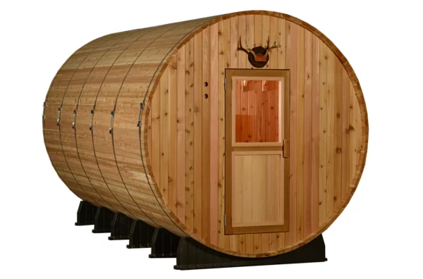 Shenandoah 4 Person Barrel Sauna - Hemfir - Image 3