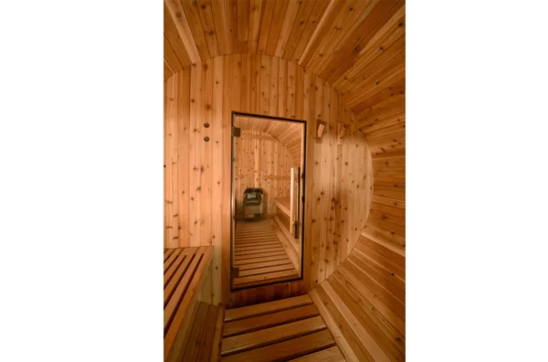 Shenandoah 4 Person Barrel Sauna - Hemfir - Image 5